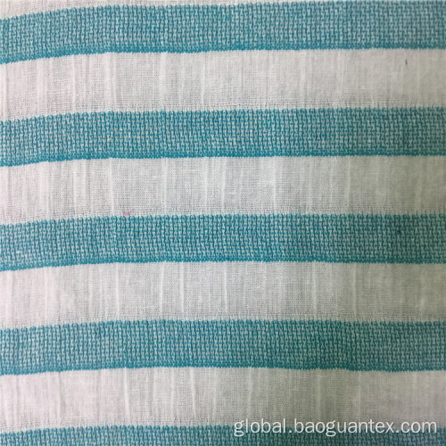 Pure Cotton Yarn Dyed Stripe Pattern Textile